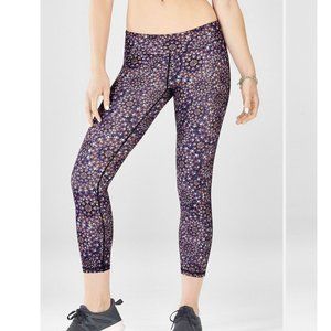 Fabletics Foldover High Waist PureLuxe Legging Solaire Women’s M? Yoga Colorful